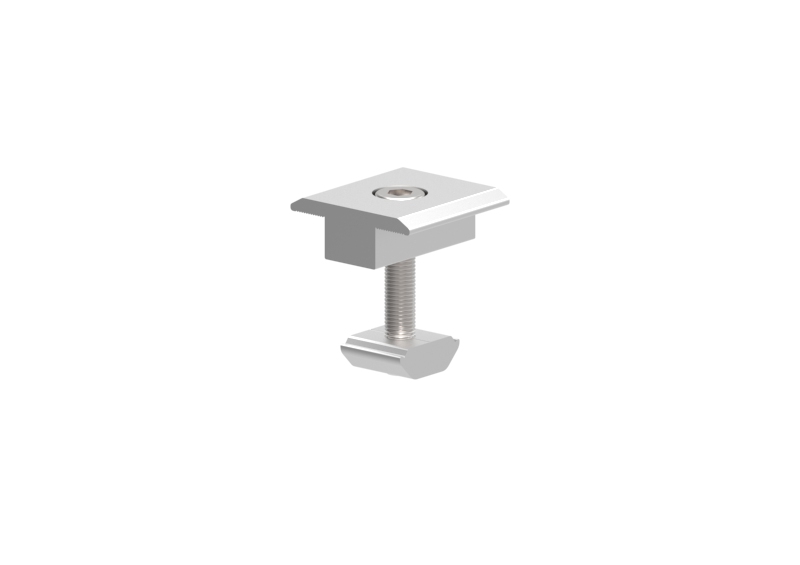Adjustable end clamps for solar panel 25-45mm