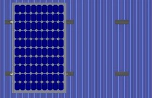Metallikatolla varustetut aurinkohyllyt Mini Prifile
