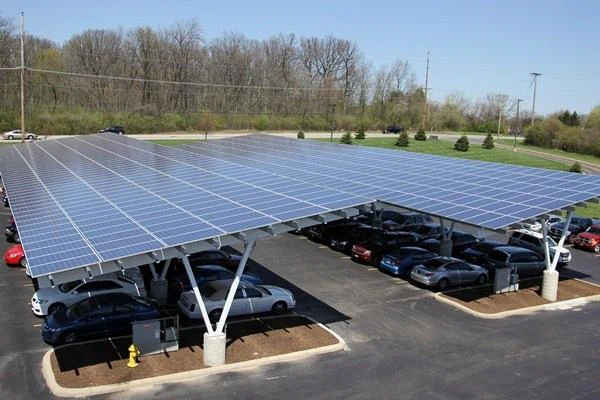 Solar Carport Mounting Structure In Solar Carport System Carport Mounted Pv System Car Parking Mounting Brackets