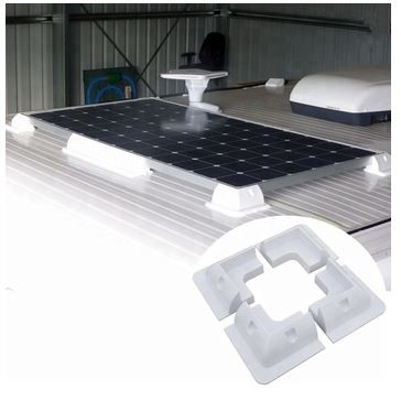 RV Roof Solar Panel Mounting Structure