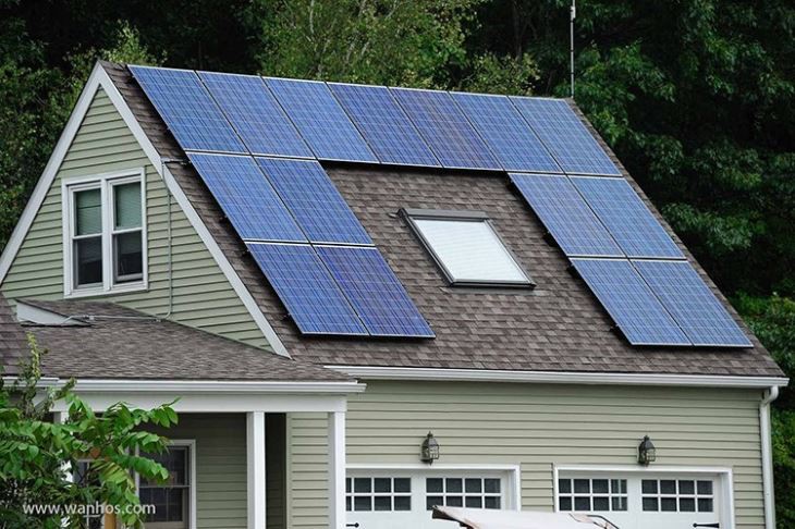 Solar Energy Home Asphalt Shingle Roof Racking System For Pitch Roof Mounting
