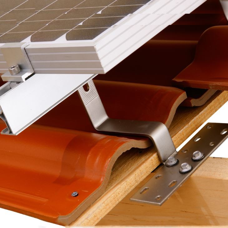 Solar Tile Roof Stainless Steel Hook Mount
